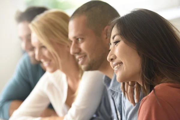 people attending a meeting