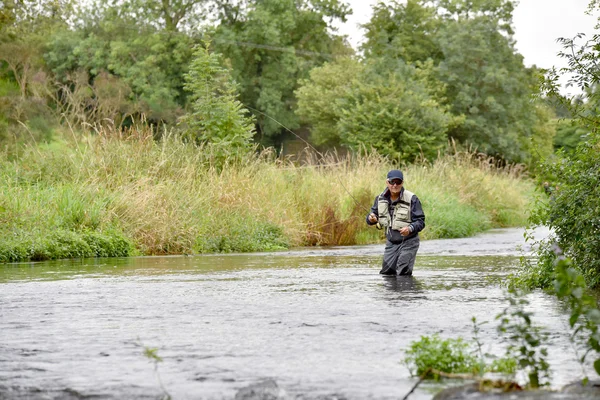 Fly Fisherman — стоковое фото