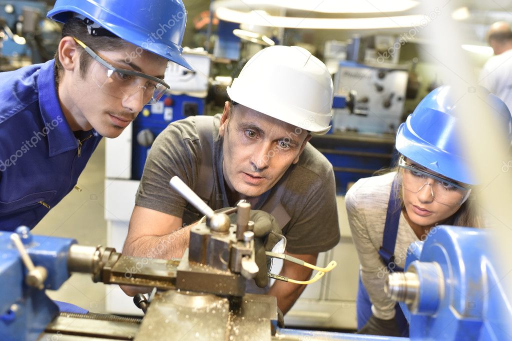 people in metallurgy training 