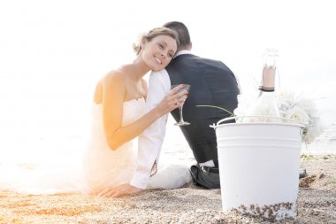 Gelin ve damat tezahürat 