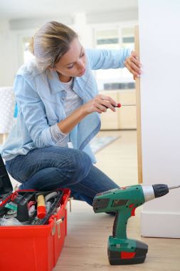 DIY işi kadın