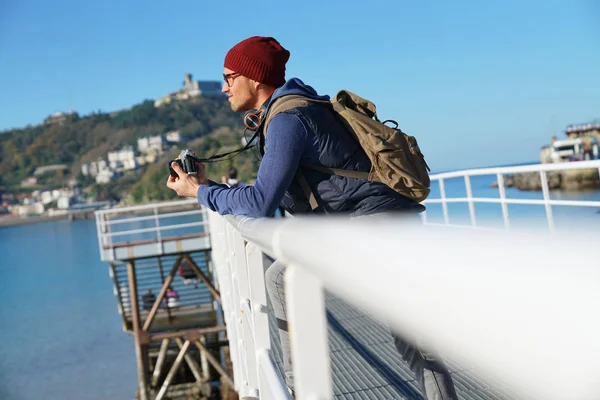 Mann fotografiert — Stockfoto