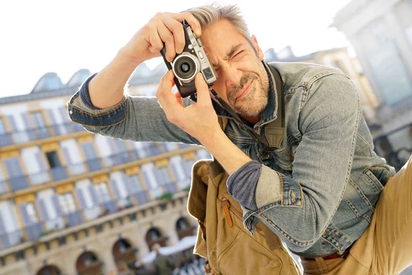 Fotografo che scatta foto — Foto Stock