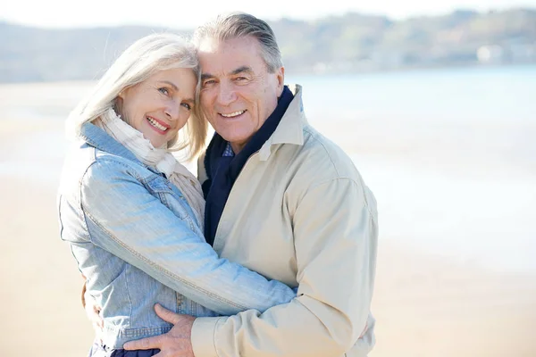 Senior couple having fun — Stock Photo, Image