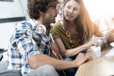 insanlar websurfing Tablet