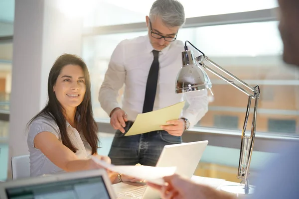 Business People Working Project Office — Stock Photo, Image