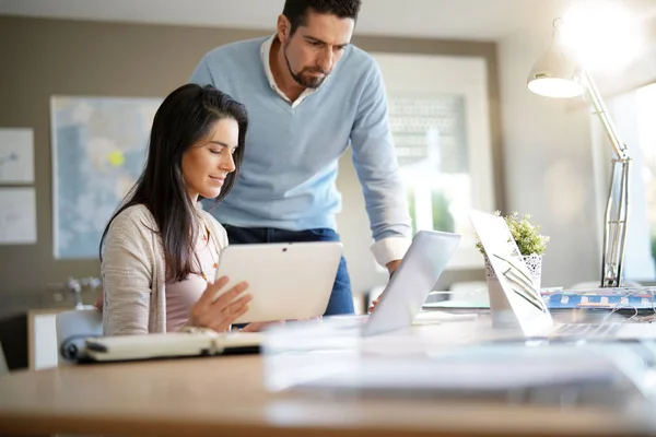 Business People Working Together Office — Stock Photo, Image