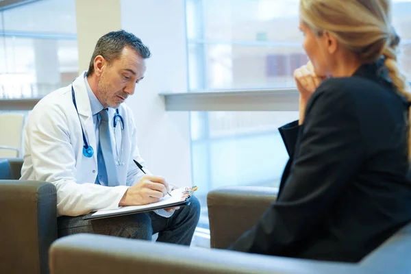 Specialist Patient Doctor Office — Stock Photo, Image