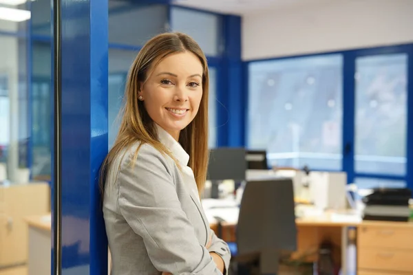 Porträt Einer Geschäftsfrau Amt — Stockfoto