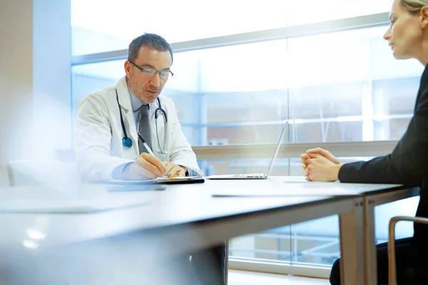 Specialist Patient Doctor Office — Stock Photo, Image