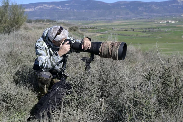 Wildlife Photographer Photo Safari — Stock Photo, Image