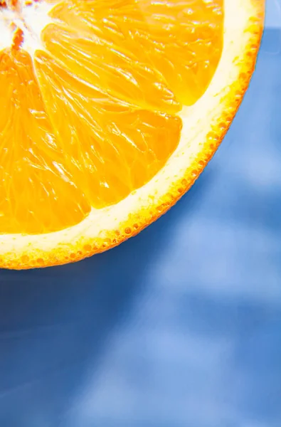 Πορτοκαλί Μπλε Φόντο — Φωτογραφία Αρχείου
