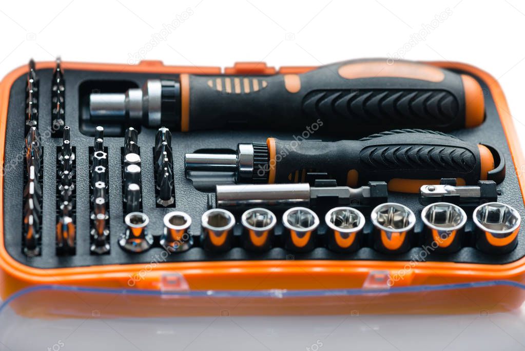 Pocket precision screwdriver set in box