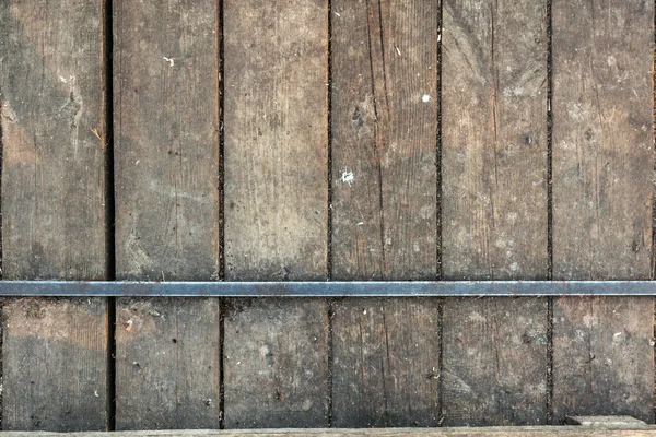 Oude verweerde vloer planken. — Stockfoto