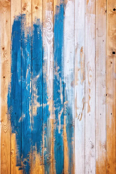 Oude geschilderde grenen planken textuur. — Stockfoto
