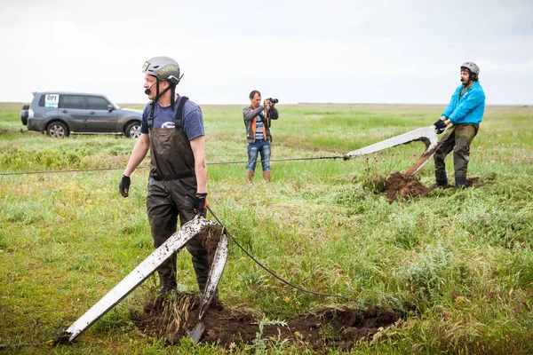 Katılımcılar zemin çapa kadar ayarlama.