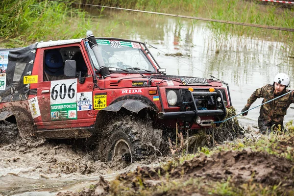 Trofeo Zaporizhia 2016. II etapa del campeonato ucraniano de trofeo offroad . —  Fotos de Stock