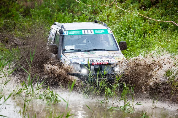 Zaporoże trofeum 2016. II etap offroad trofeum mistrzostw Ukrainy. — Zdjęcie stockowe