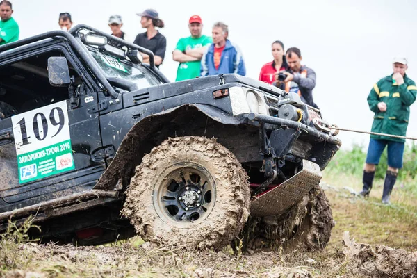 II fase van offroad trofee Oekraïense kampioenschap. — Stockfoto