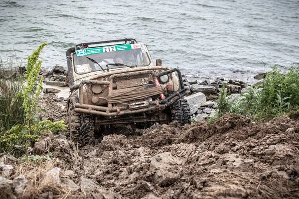 Trofeo Zaporizhia 2016. II etapa del campeonato ucraniano de trofeo offroad . —  Fotos de Stock