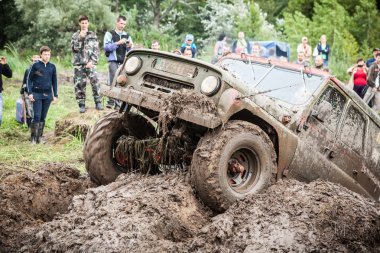 Özel Off-Road kupa Uaz 469 çamur çukur geçen inşa.