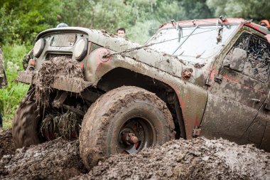 Özel Off-Road kupa Uaz 469 çamur çukur geçen inşa.