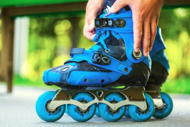 Silindir tokası inline paten üzerinde ayarlama.