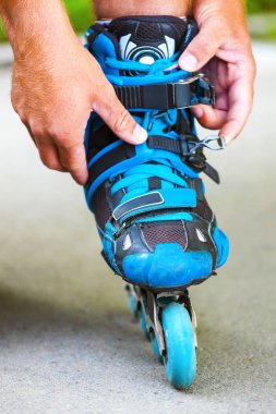 Silindir tokası inline paten üzerinde ayarlama.