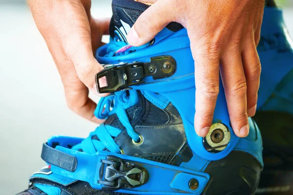 Silindir tokası inline paten üzerinde ayarlama.