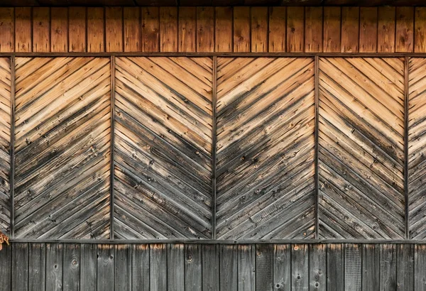 Παλιά υφή ξύλινου τοίχου. — Φωτογραφία Αρχείου