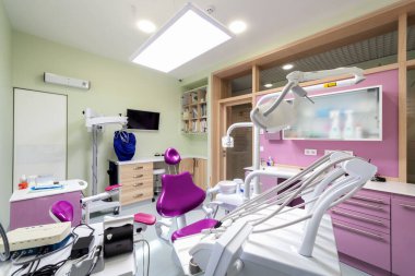 Burası modern diş sağlığı kliniğinin içi..
