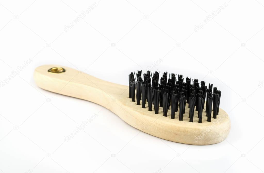 wood combs isolated .