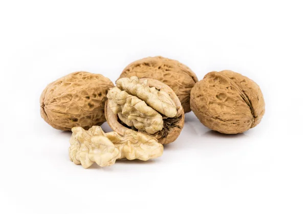 Dried walnuts fruit. — Stock Photo, Image