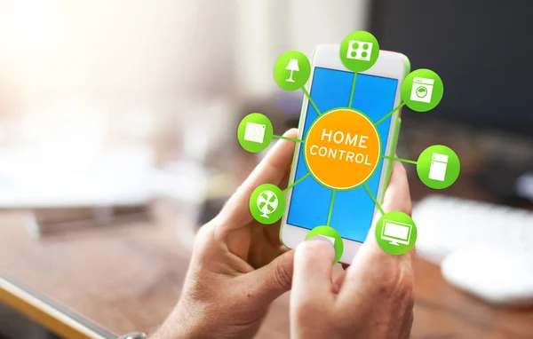 Dispositivo Smart Home - Controllo domestico — Foto Stock