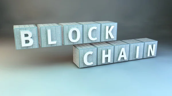 Concepto de cifrado Blockchain — Foto de Stock