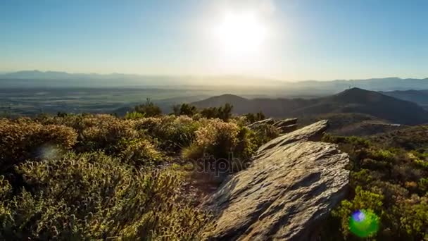 Time lapse Falaise dans les montagnes — Video