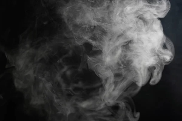 Smoke on black background — Stock Photo, Image