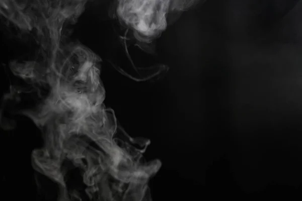 Smoke on black background — Stock Photo, Image