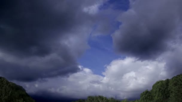 Хмара timelapse відео — стокове відео