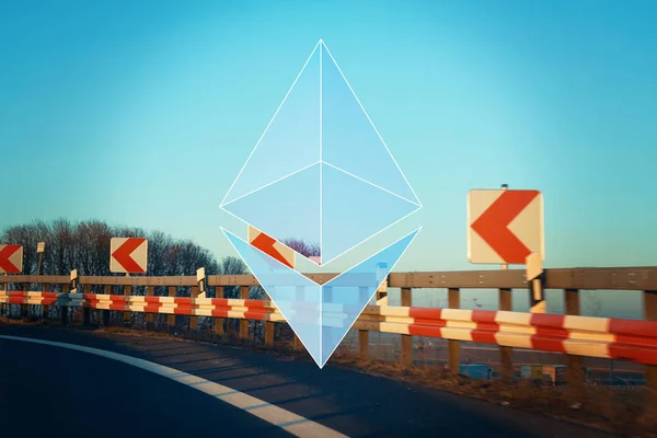 Ethereum kryptering koncept — Stockfoto