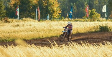 Motocross Mx toprak yolda sürme binici