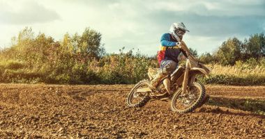 Motocross Mx toprak yolda sürme binici