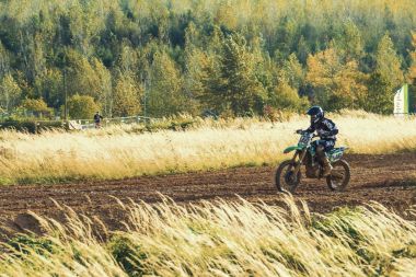 Motocross Mx toprak yolda sürme binici