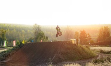 Motocross Mx toprak yolda sürme binici