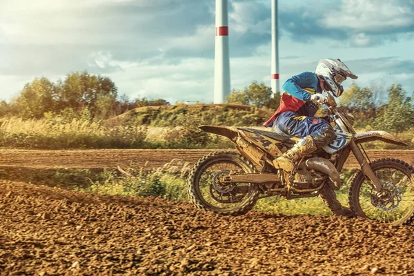 Motocross Mx toprak yolda sürme binici