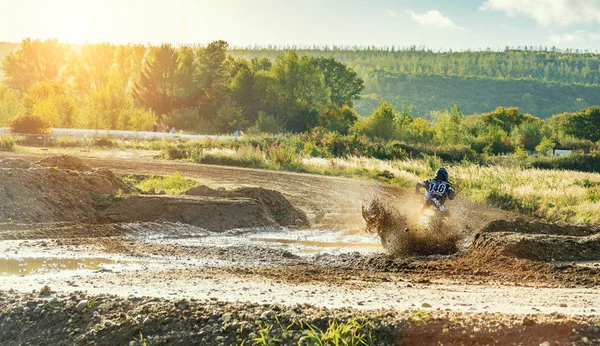 Motocross Mx toprak yolda sürme binici