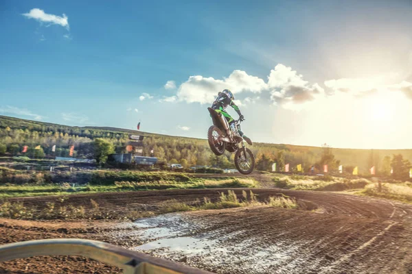 Motocross Mx toprak yolda sürme binici