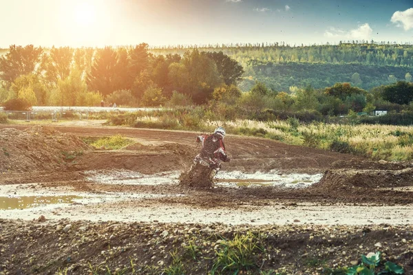 Motocross Mx toprak yolda sürme binici