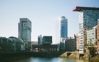 cityscape modern mimarisi ve ofis binaları