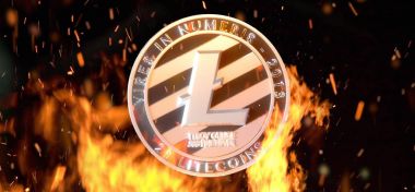 litecoin fişekleri ve pırıltılar